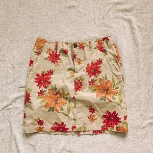 Floral Eddie Bauer Skirt